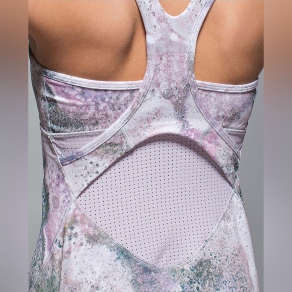 Lululemon Crossback Tank Sugar Crush Multi / Silver Fox - Picture 9 of 9